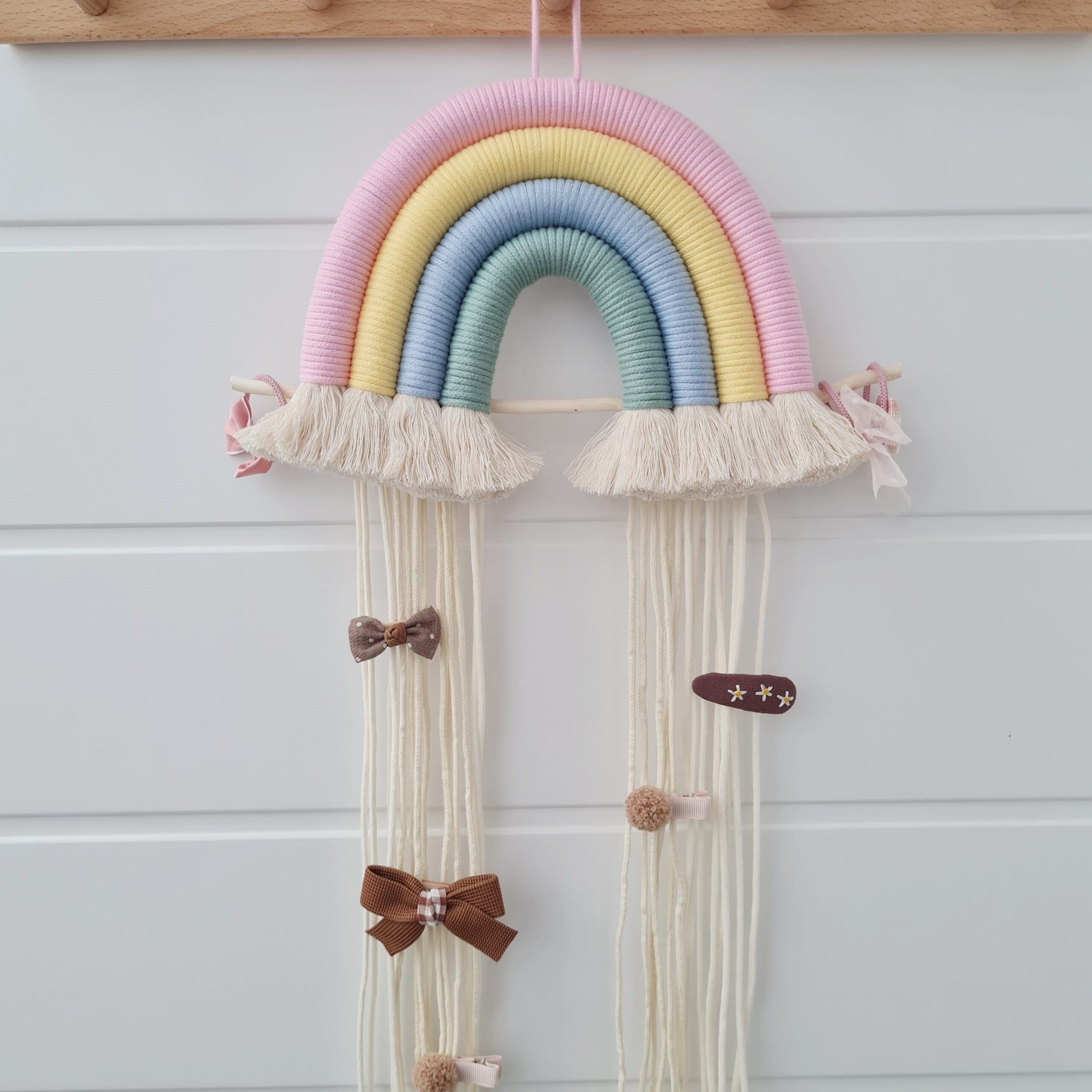 Haarspangenhalter "Regenbogen" von Wunderdinge - Handgemacht in der Schweiz