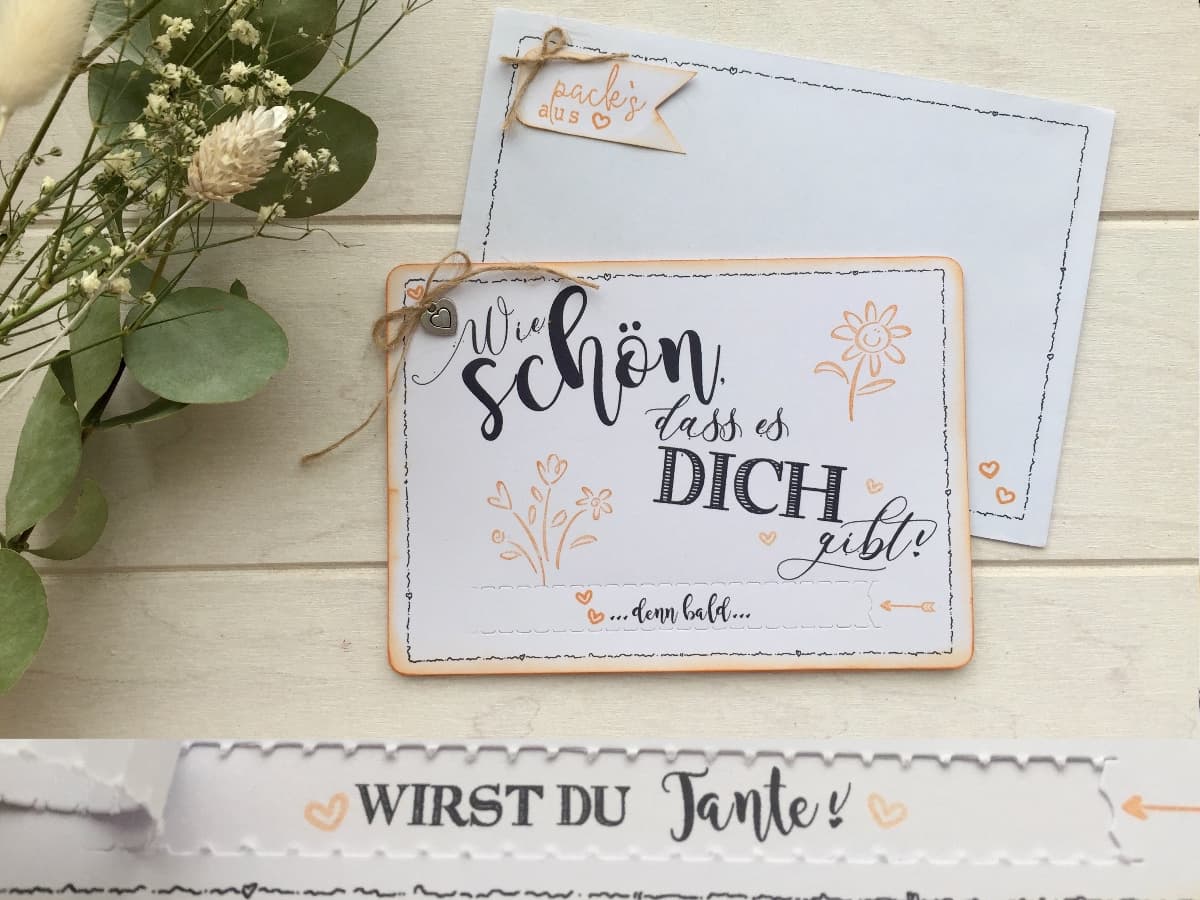 Du wirst Oma, Opa, Tante, Onkel, Schwangerschaft verkünden 6