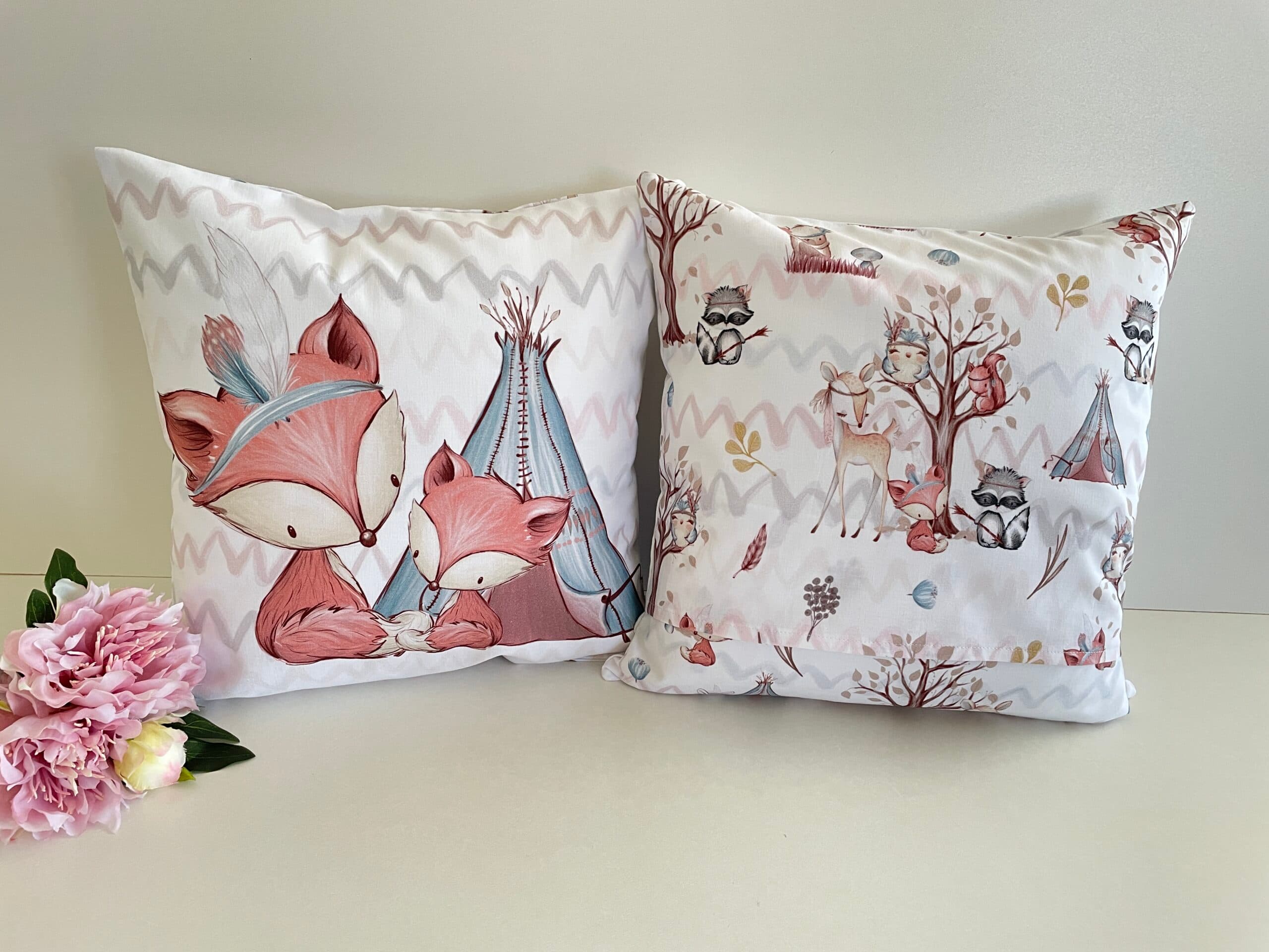 Kuschelkissen Fuchsfamilie 2