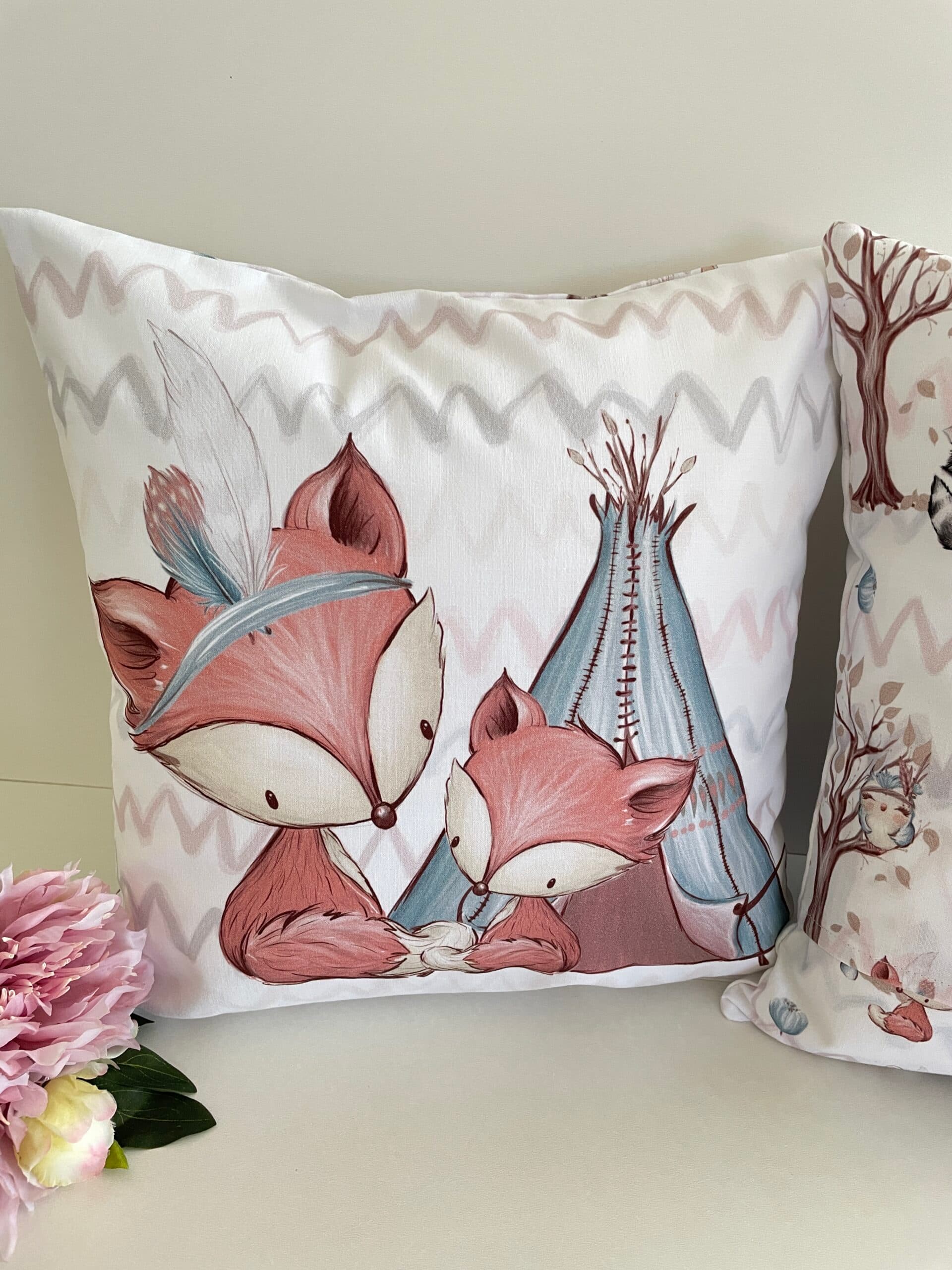 Kuschelkissen Fuchsfamilie 3
