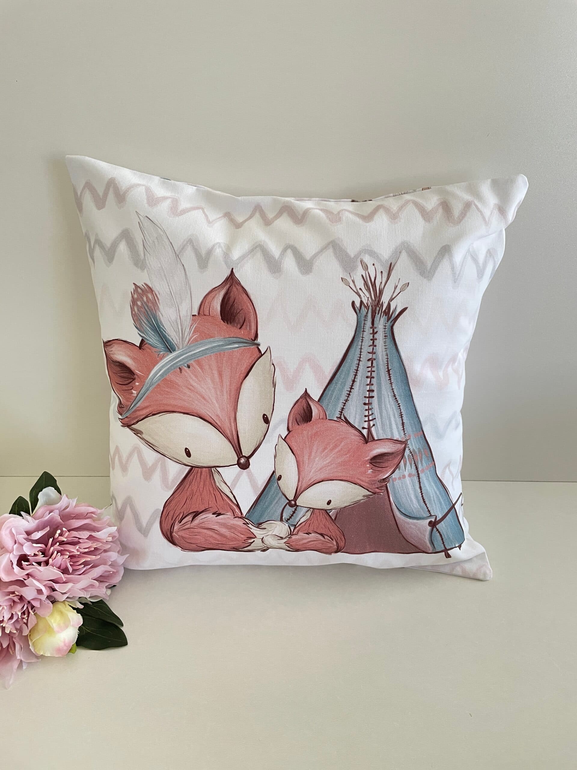 Kuschelkissen Fuchsfamilie 4