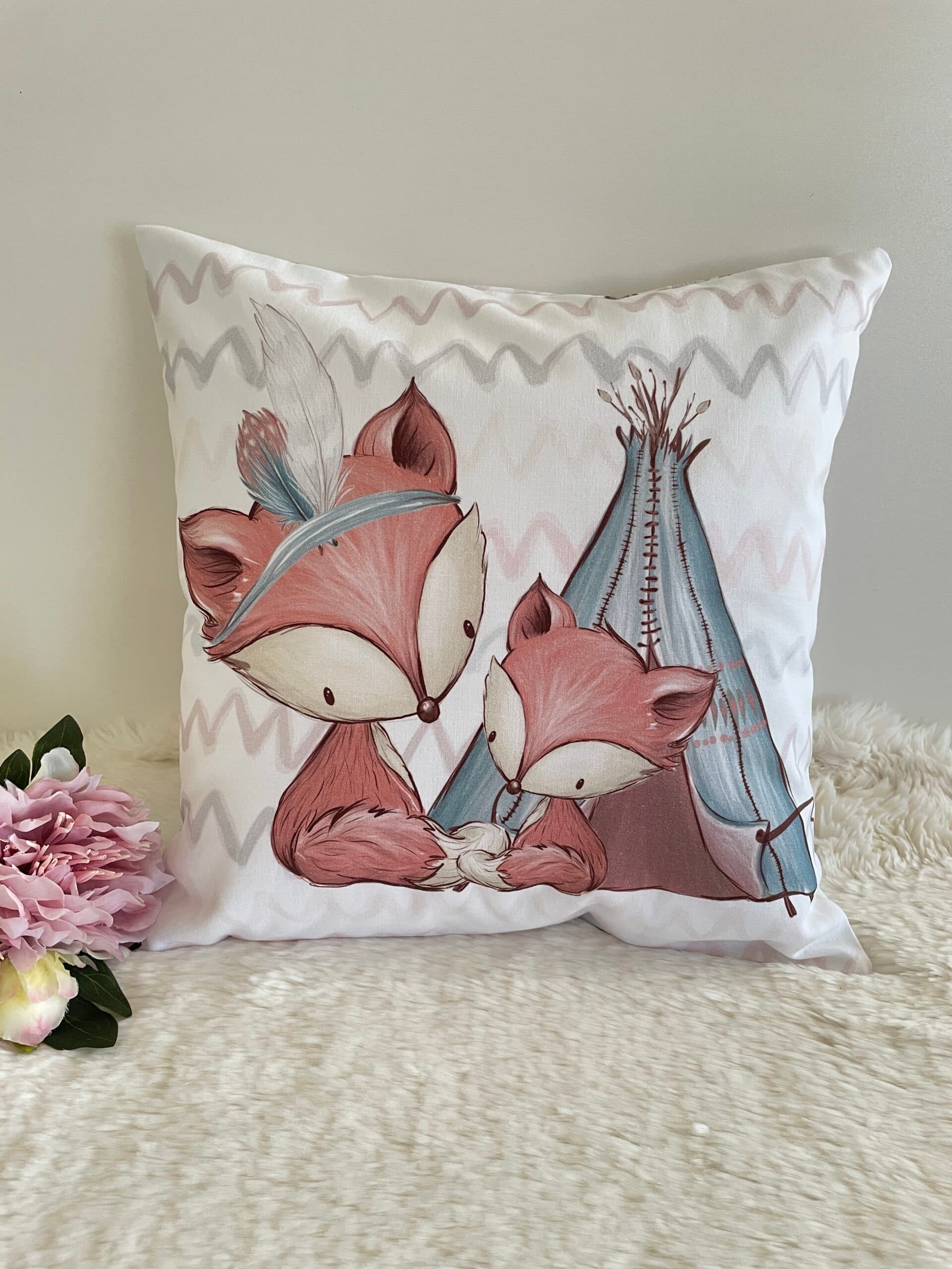 Kuschelkissen Fuchsfamilie von Daninas.ch - Handgemacht in der Schweiz
