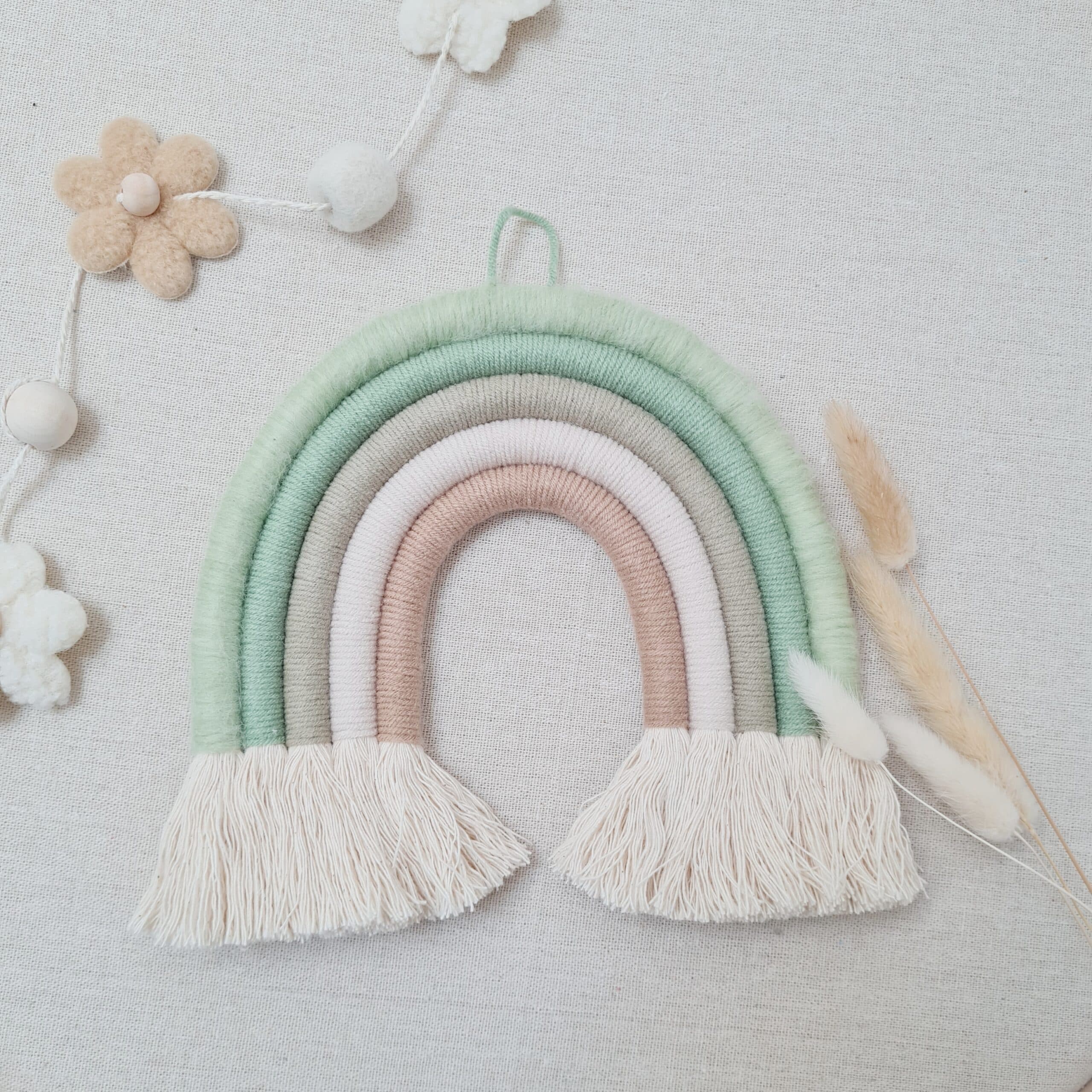 Regenbogen "Green Nature" / Wanddekoration Kinderzimmer 4