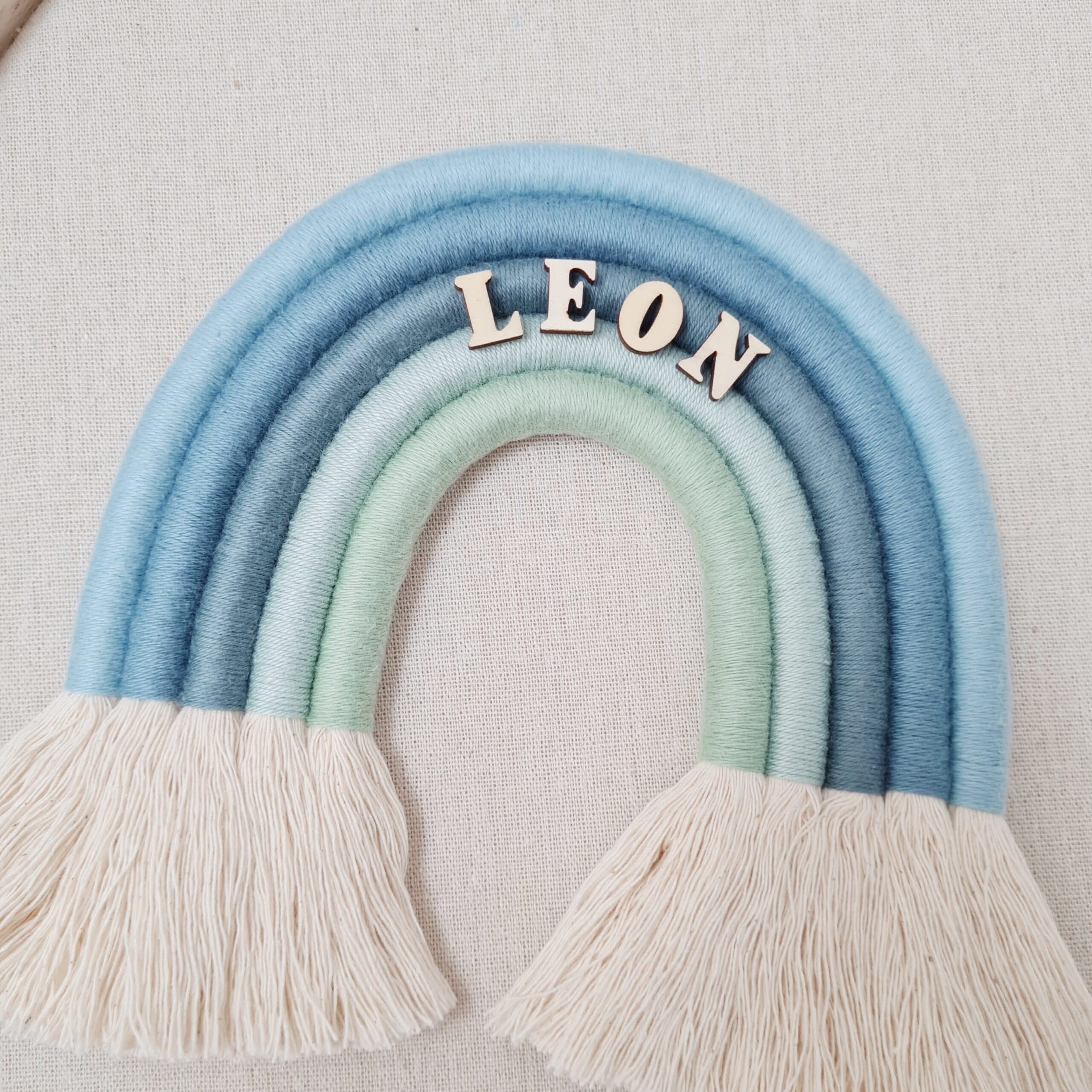 Regenbogen "Ocean Blue" / Wanddekoration Kinderzimmer 3