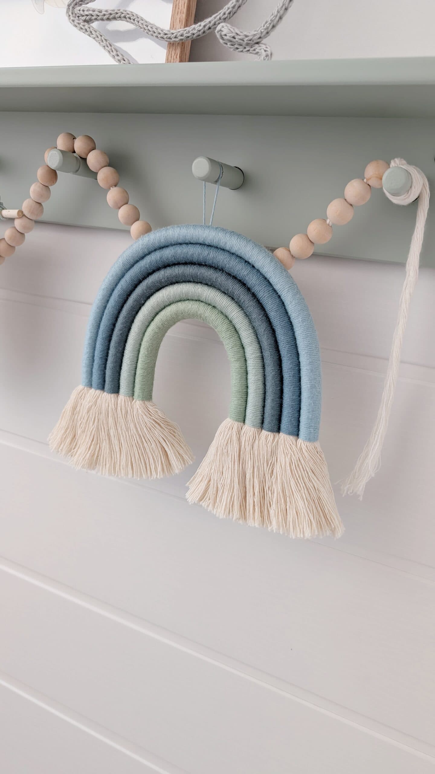 Regenbogen "Ocean Blue" / Wanddekoration Kinderzimmer 4