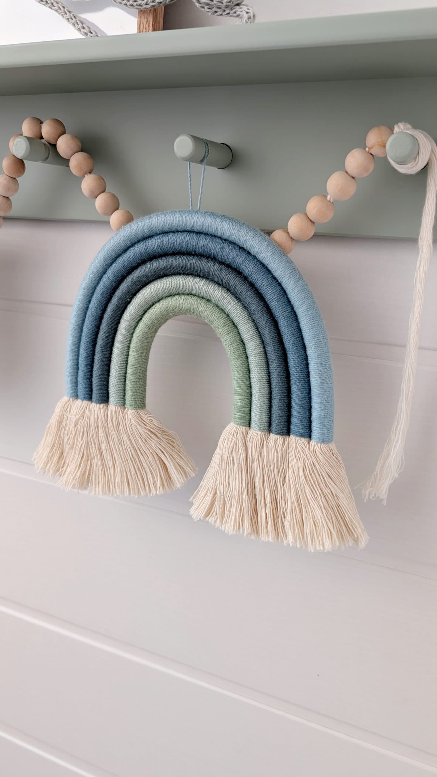 Regenbogen "Ocean Blue" / Wanddekoration Kinderzimmer 6