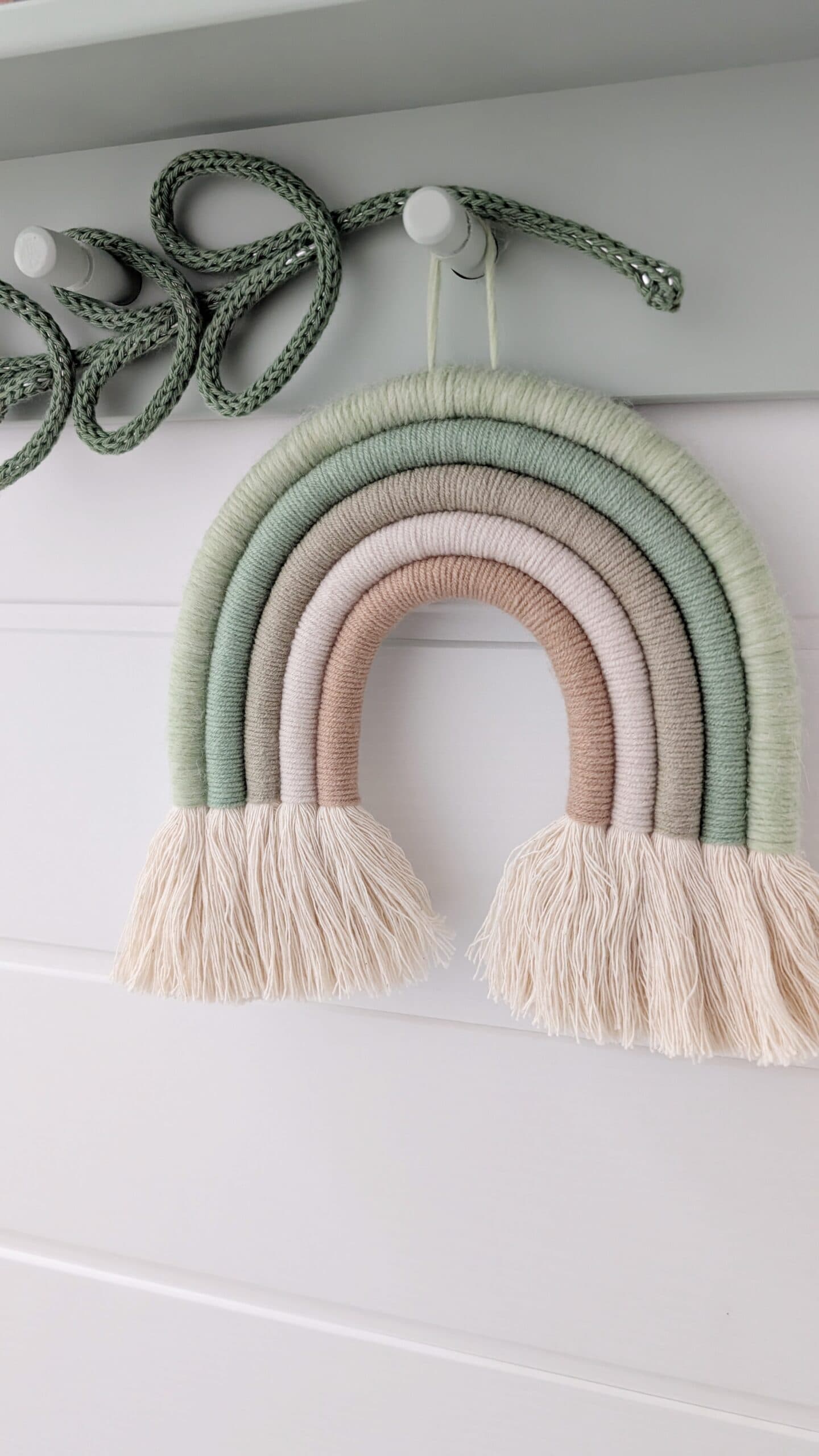Regenbogen "Green Nature" / Wanddekoration Kinderzimmer 7