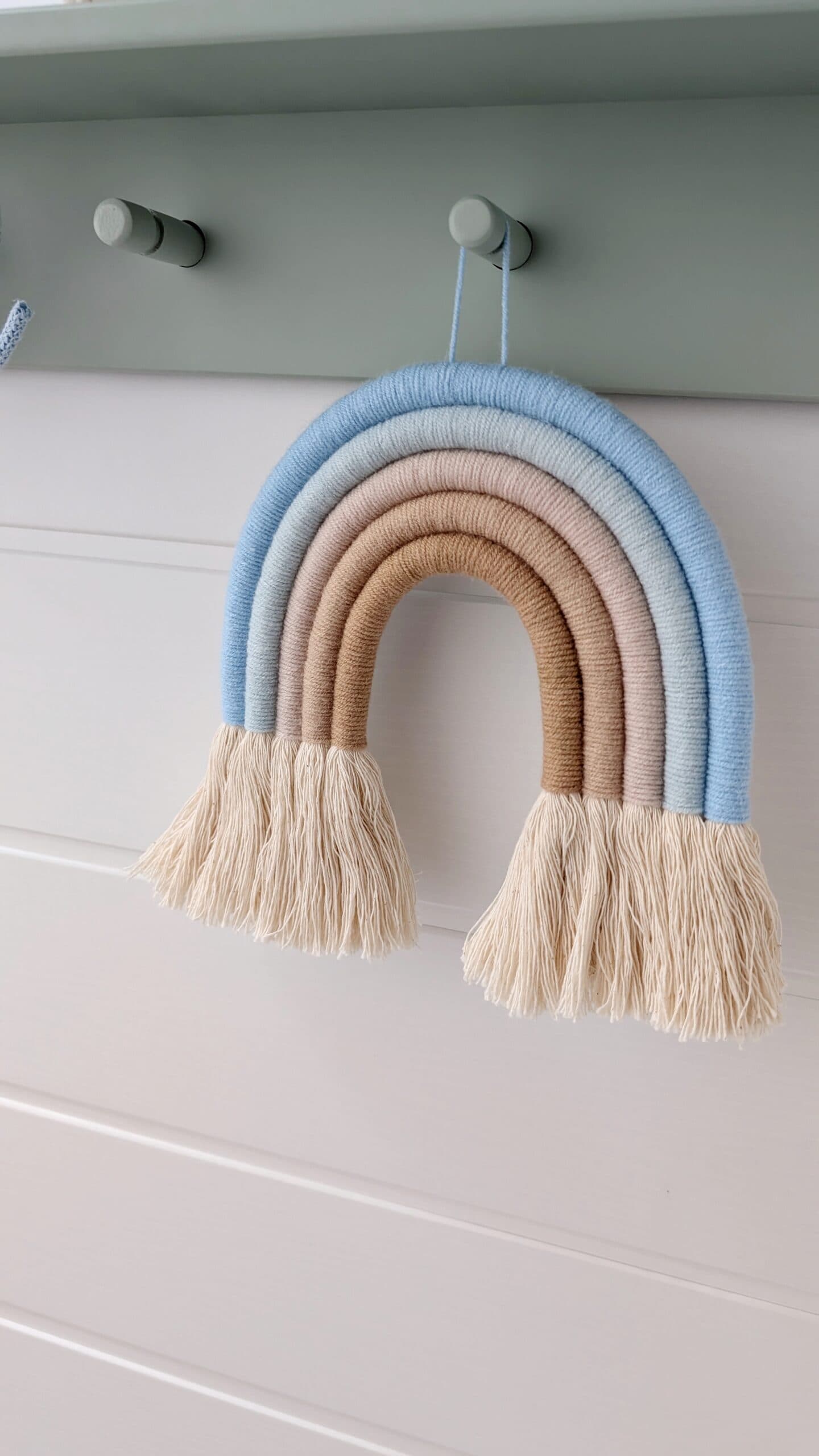 Regenbogen "Soft Blue" / Wanddekoration Kinderzimmer 6