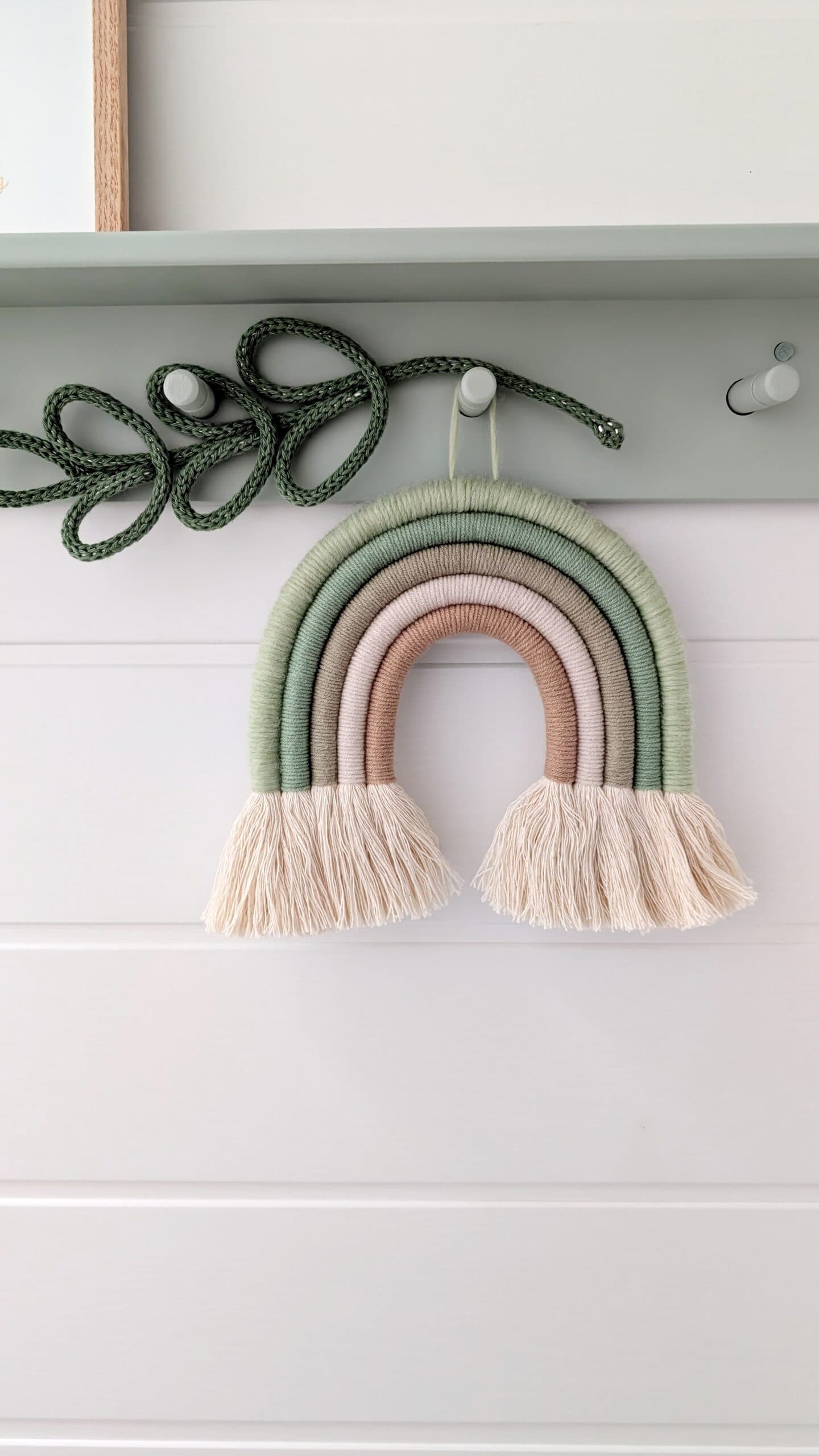 Regenbogen "Green Nature" / Wanddekoration Kinderzimmer 8
