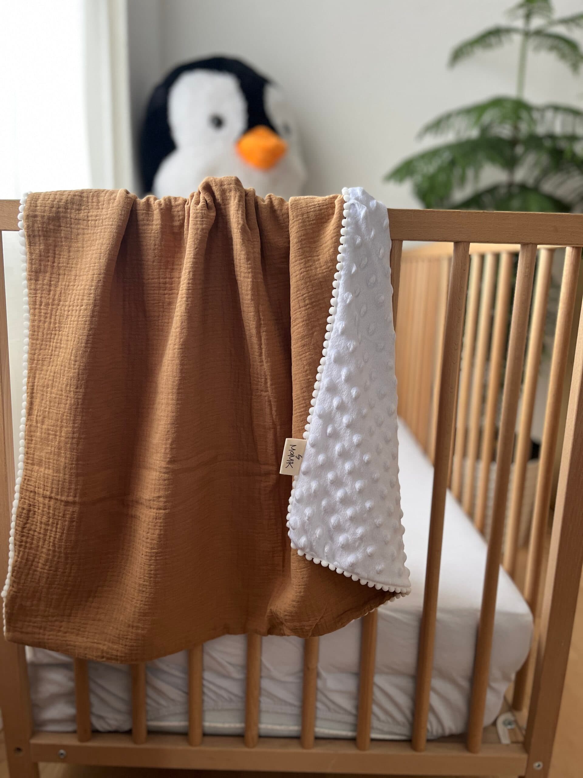 Kuschelige Babydecke/Musselin Decke von MaMiK Boutique - Handgemacht in der Schweiz