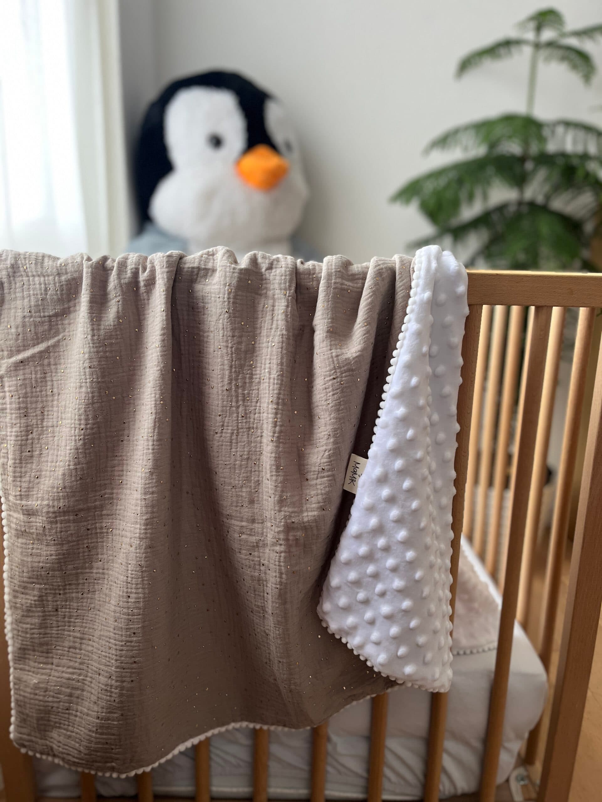 Kuschelige Babydecke/Musselin Decke von MaMiK Boutique - Handgemacht in der Schweiz