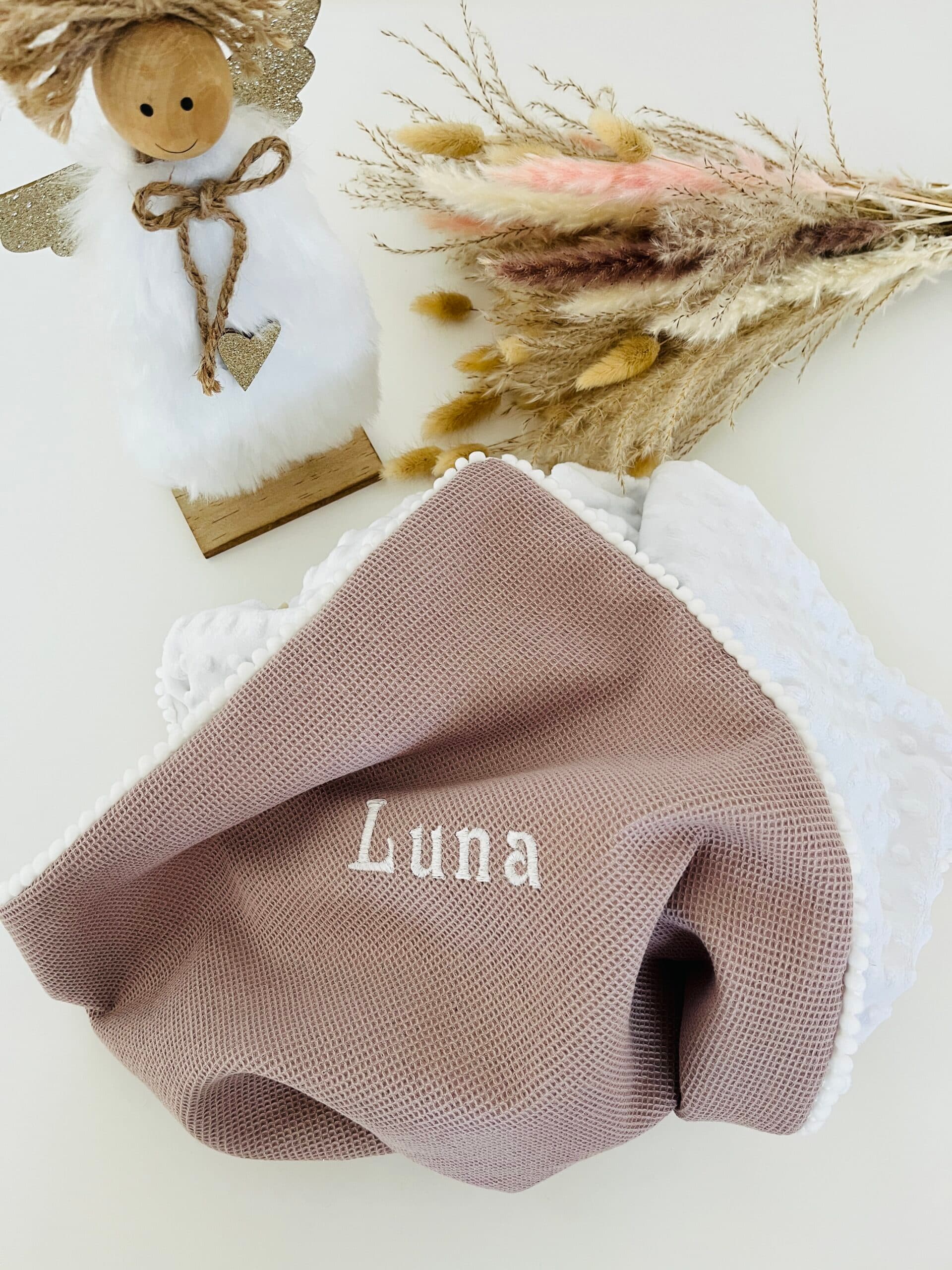 Personalisierte Babydecke mit Farbauswahl 5