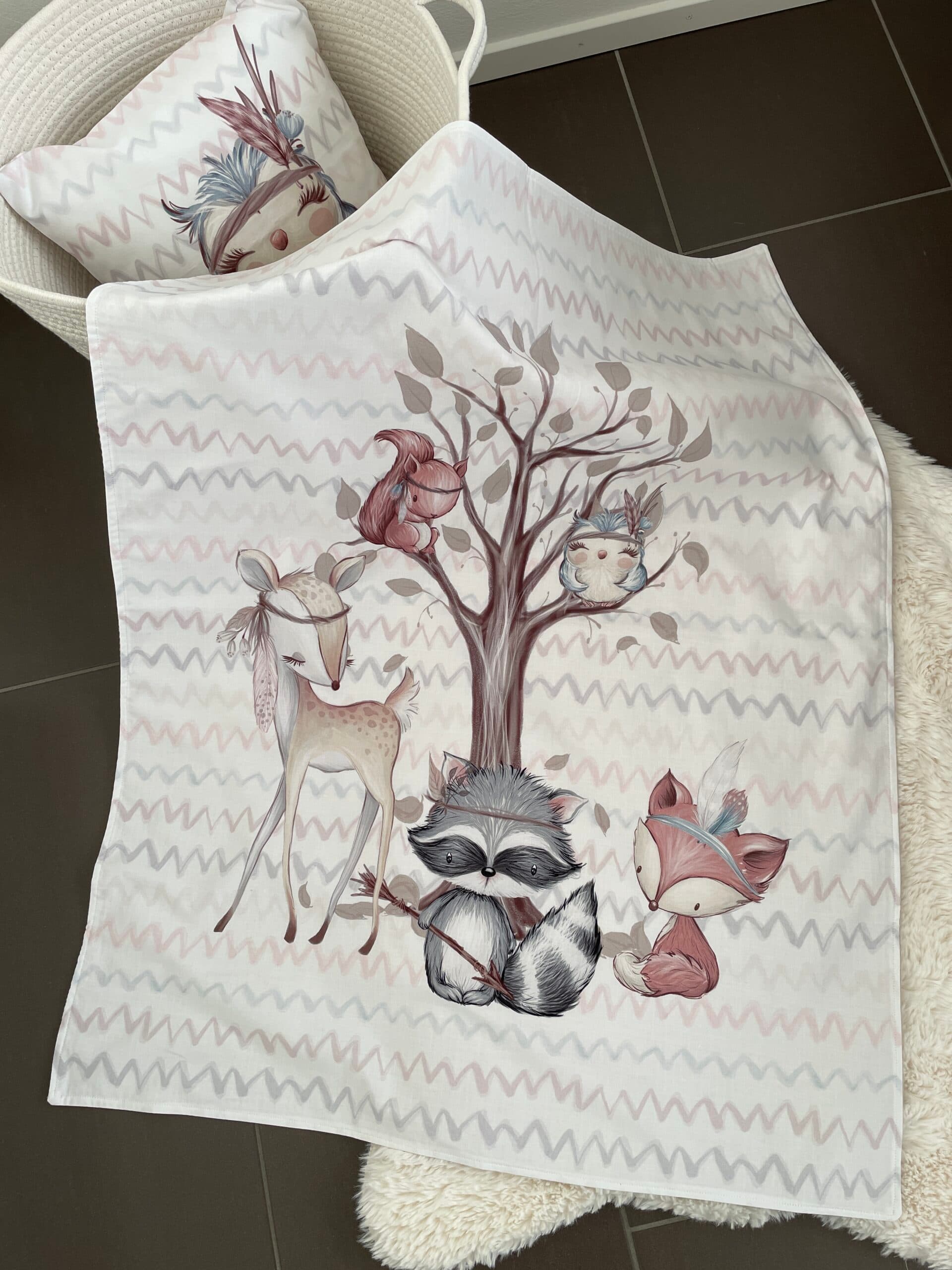 Kuscheldecke Waldfreunde 3