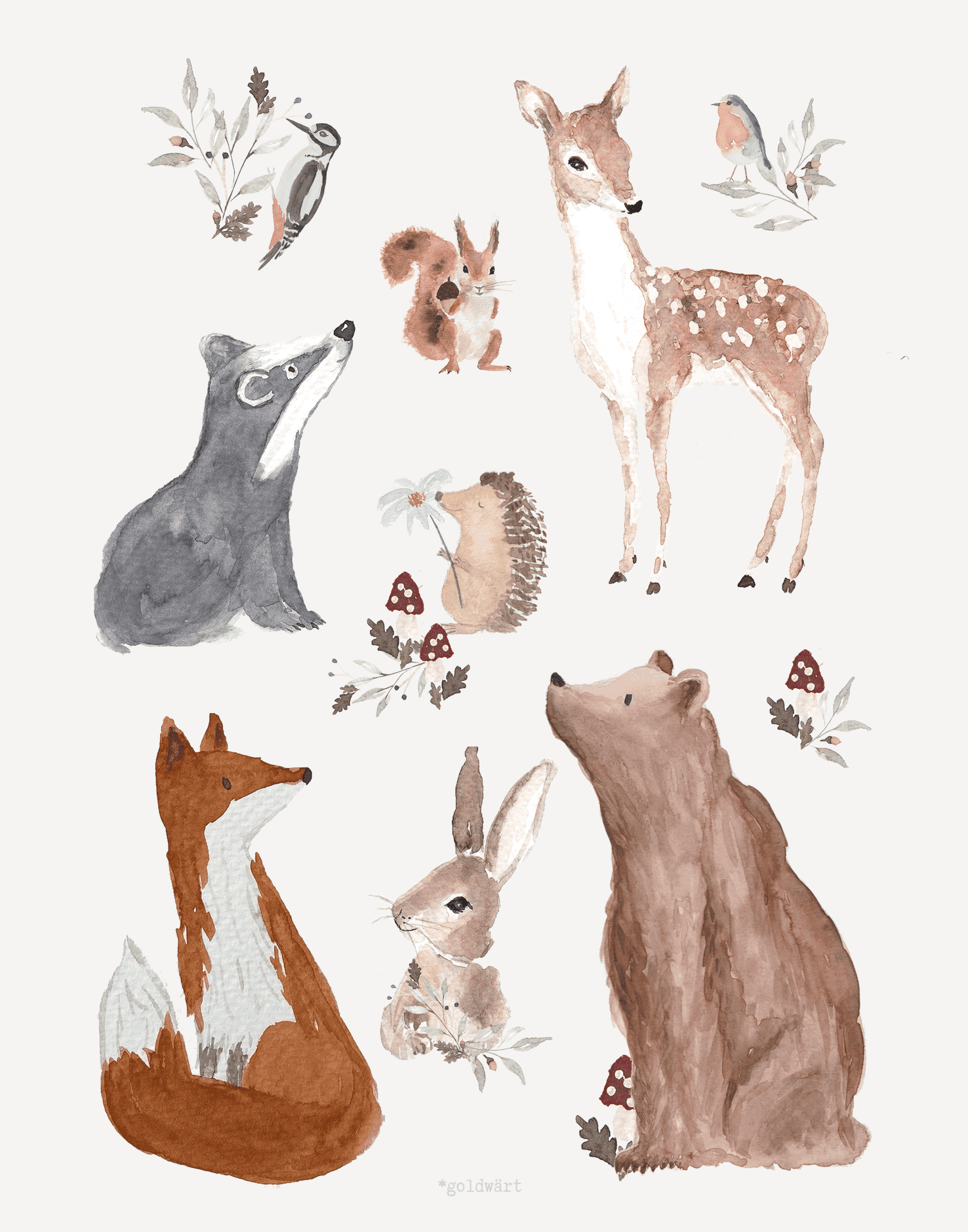 Poster A3 Wald 2