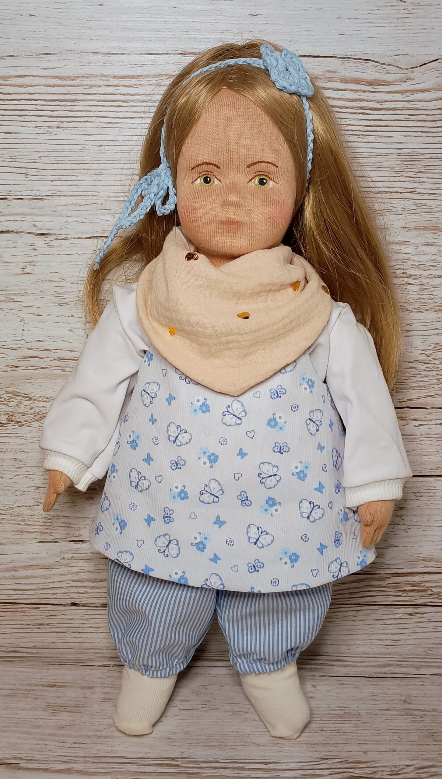 Sophia – Jotte Unikate Original Schweizer Stoffpuppe | Vintage &amp; Upcycling 3