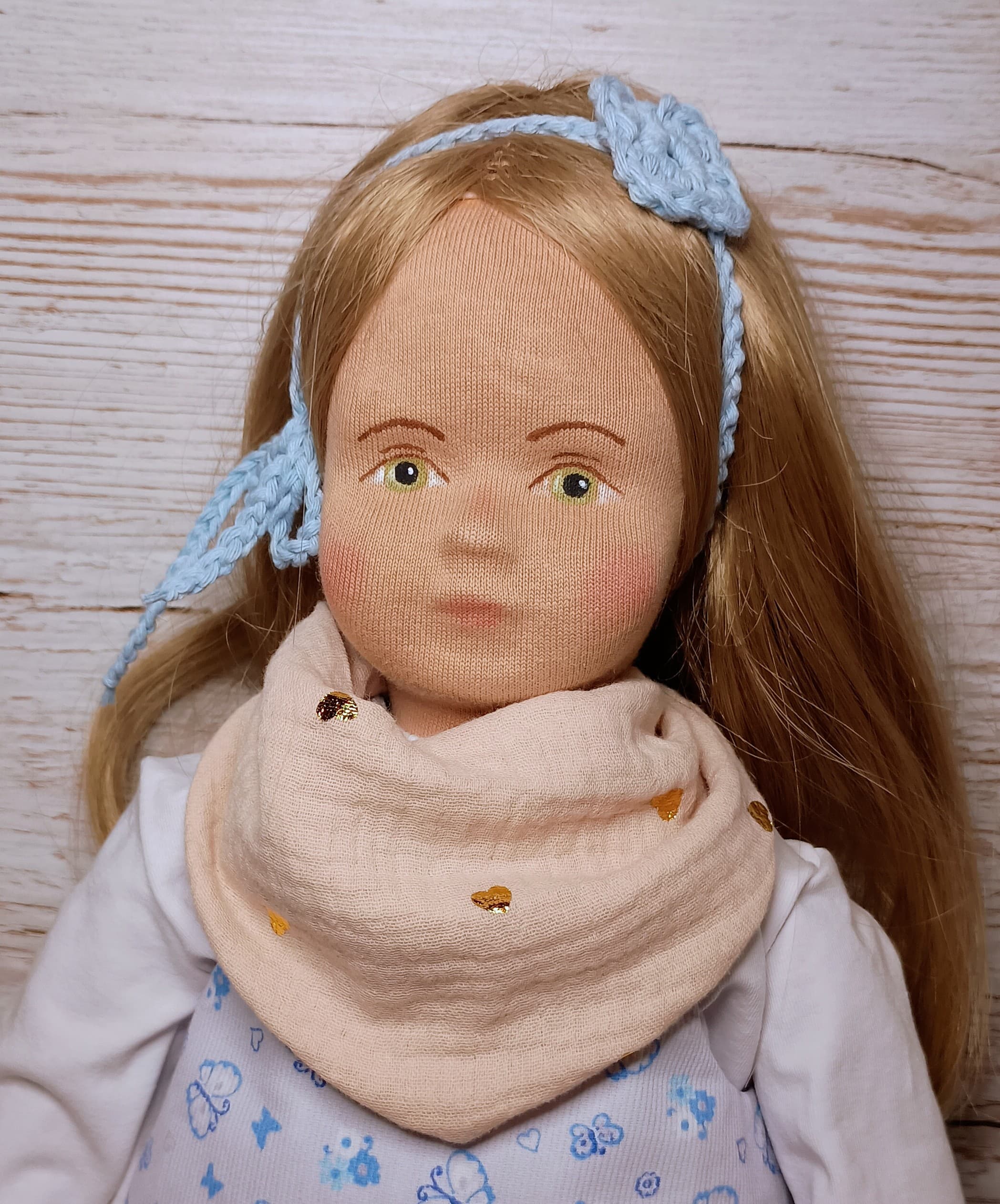 Sophia – Jotte Unikate Original Schweizer Stoffpuppe | Vintage &amp; Upcycling 4