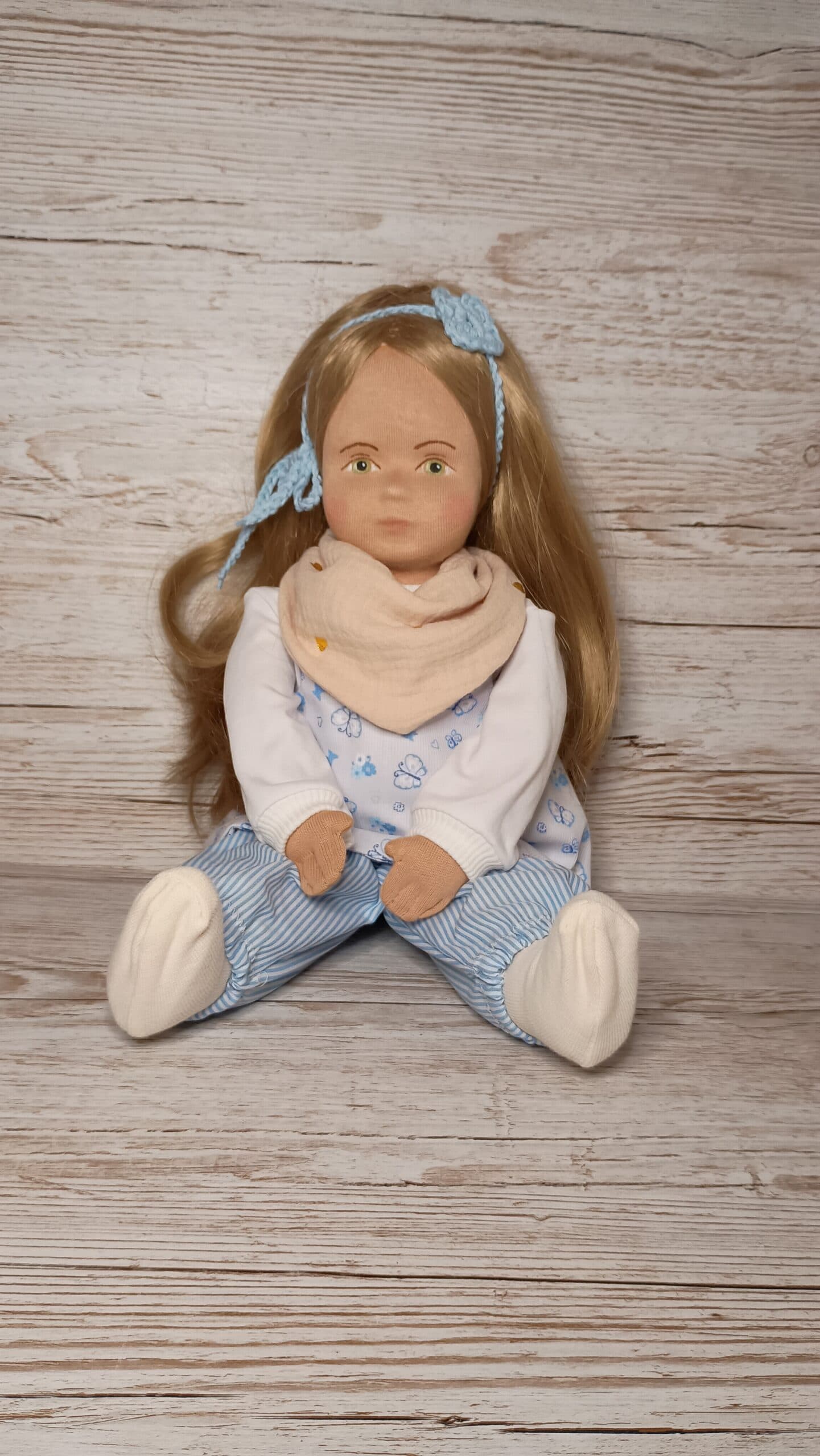 Sophia – Jotte Unikate Original Schweizer Stoffpuppe | Vintage &amp; Upcycling 6