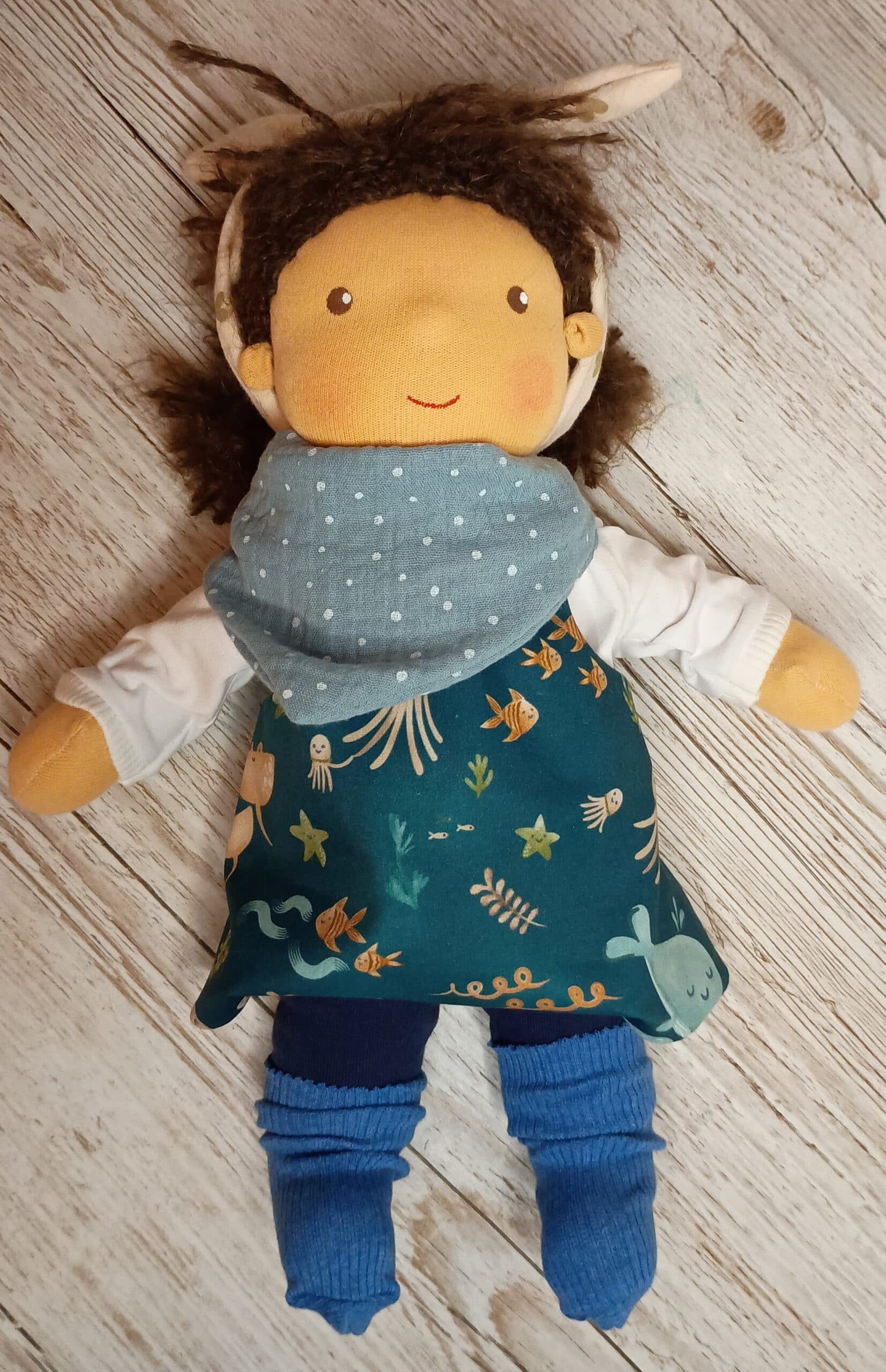 Pia – Jotte Unikate Stoffpuppe nach Waldorf-Art 4