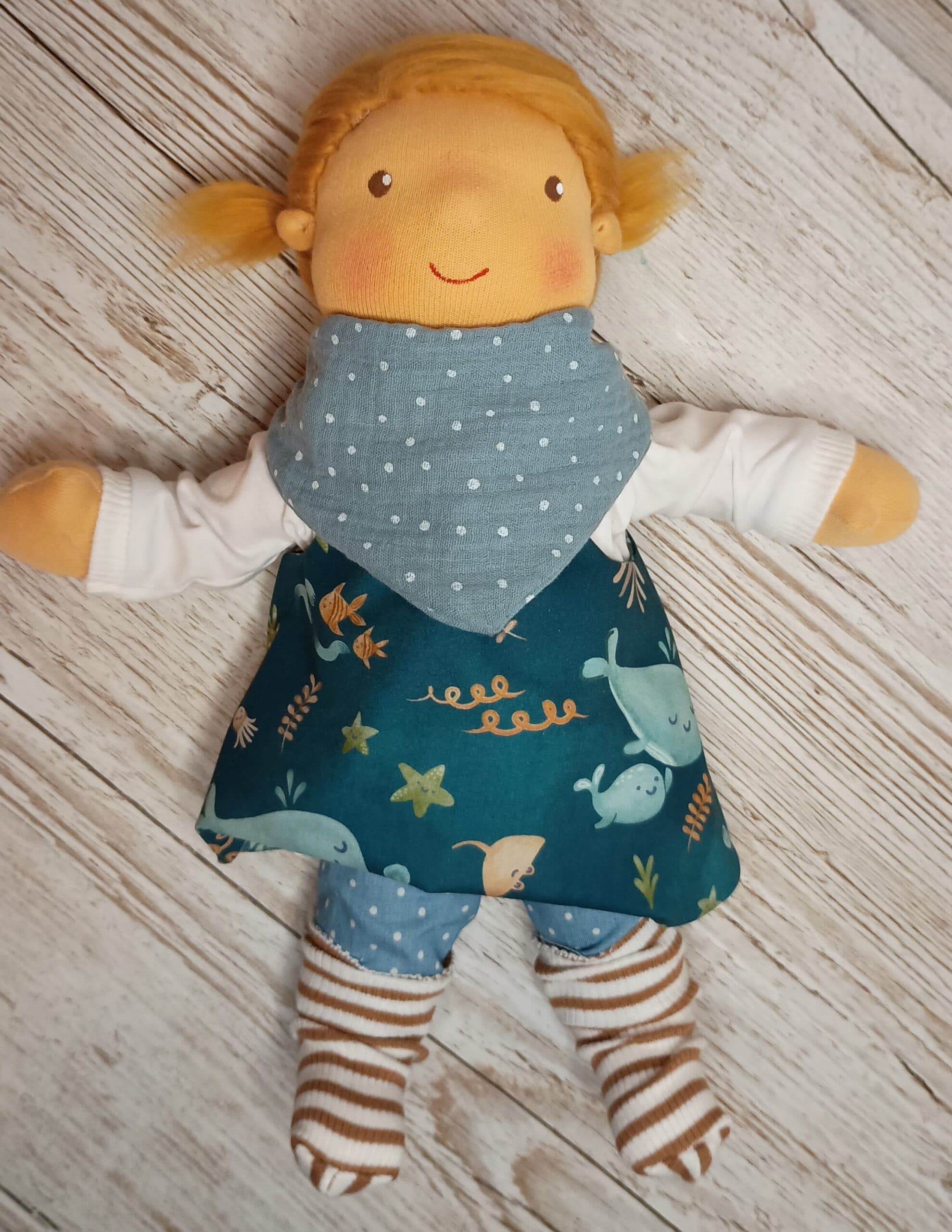 Lotta – Jotte Unikate Stoffpuppe nach Waldorf-Art 4