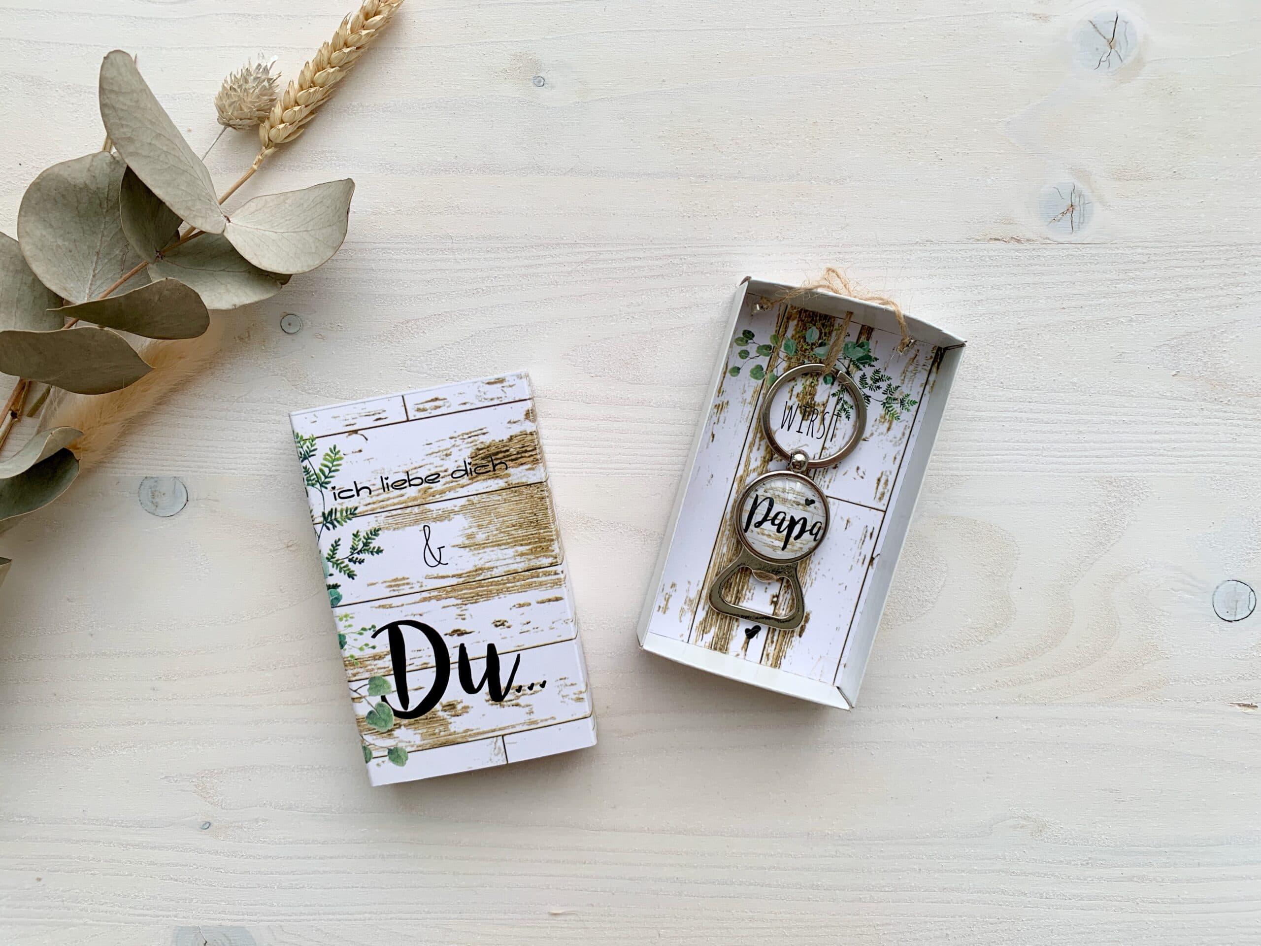 DU wirst PAPA Flaschenöffner in der Geschenkbox