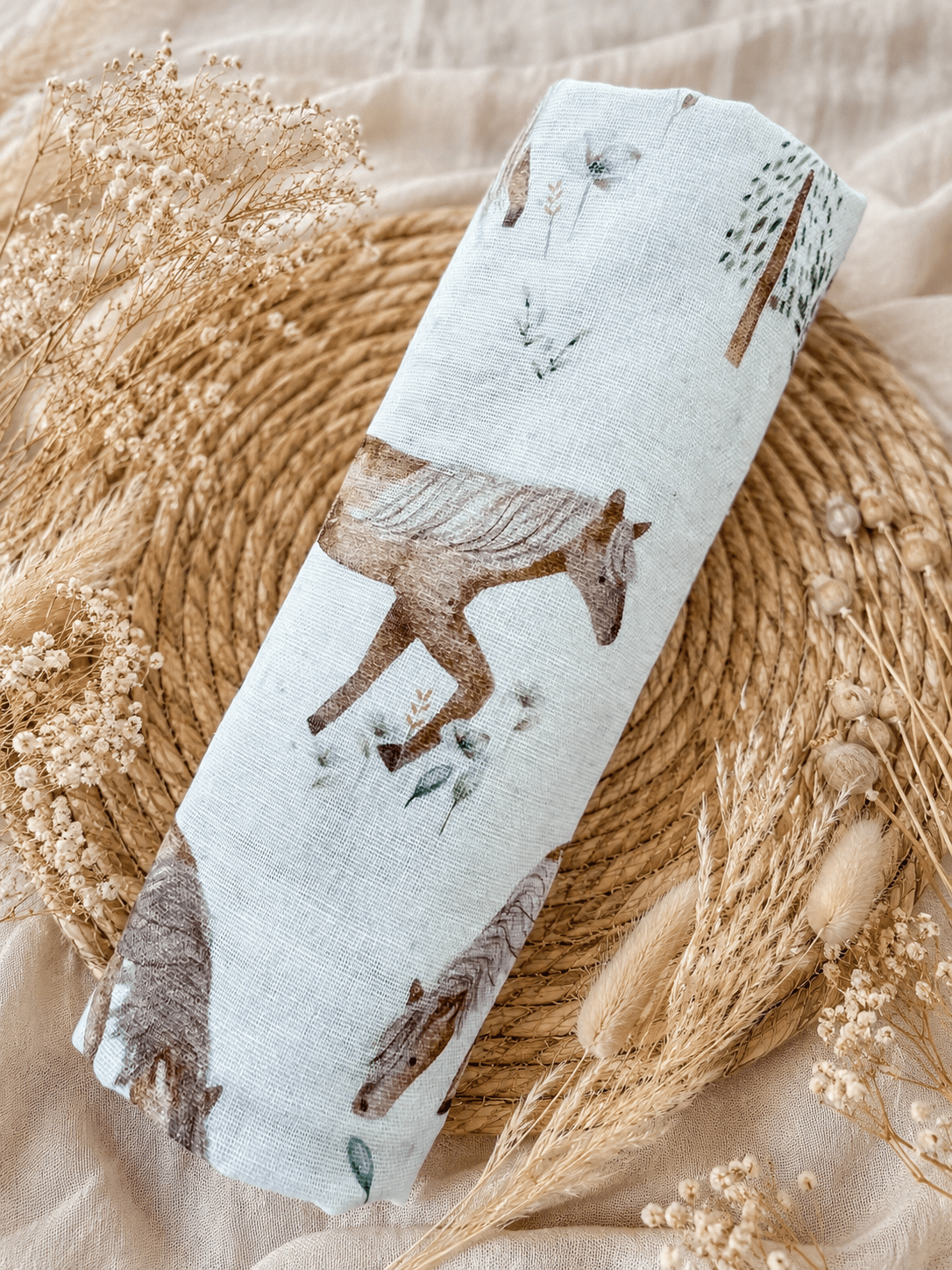 Nuscheli Bio Musselin Haflinger