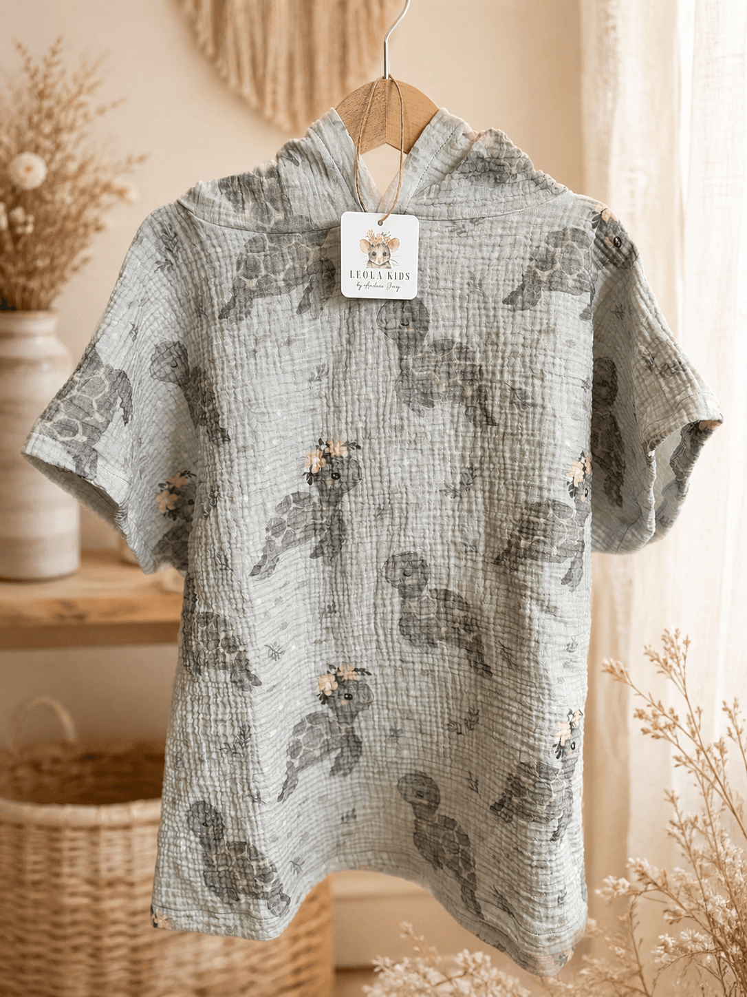 Bio Badeponcho Kailani aloe