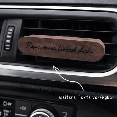 Autoclip aus Holz – Duft und Botschaft fürs Herz 🚗🌿