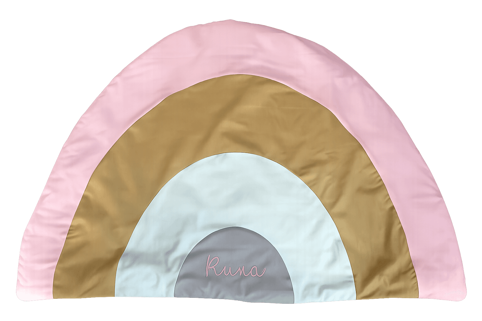Personalisierte Krabbeldecke Regenbogen