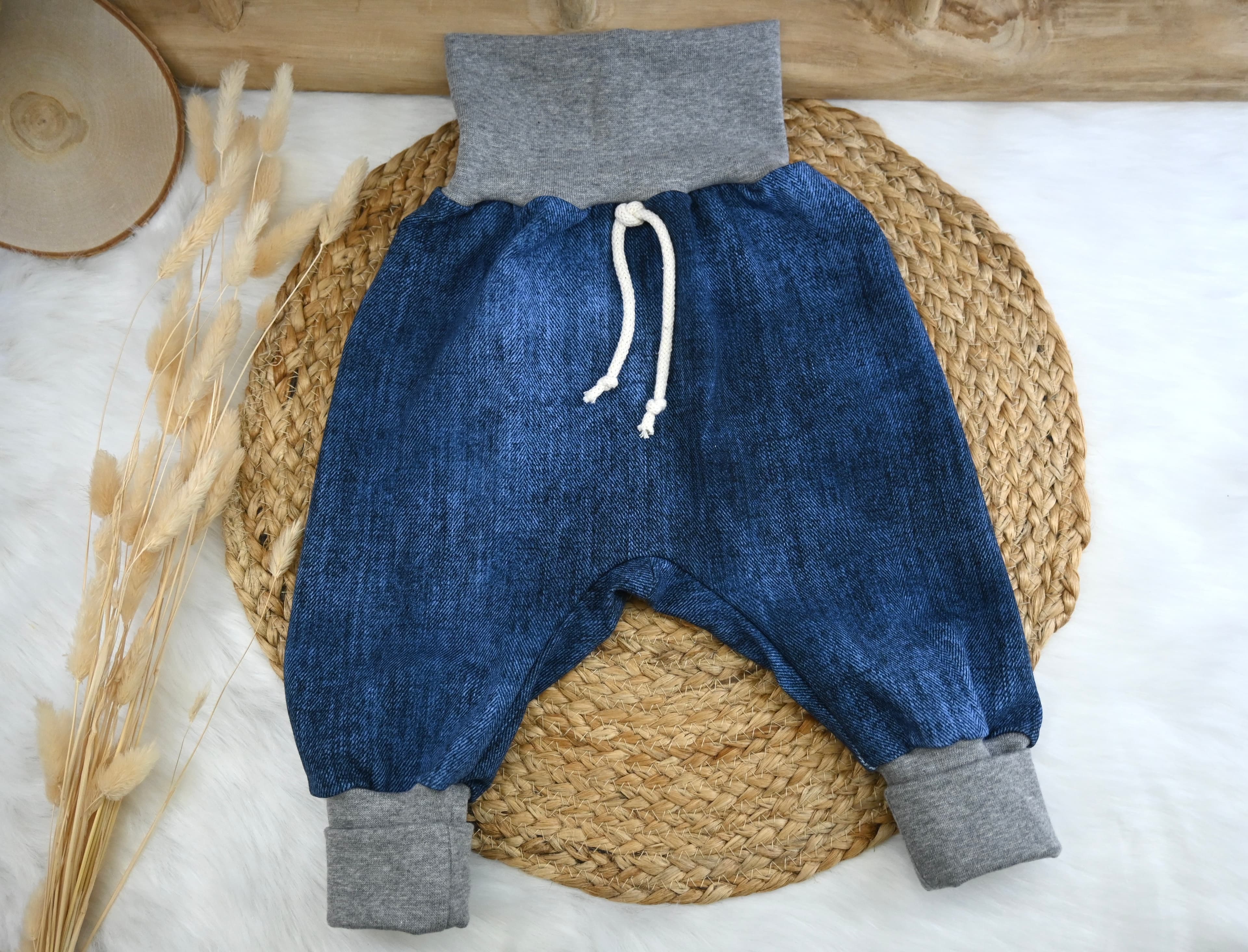 Mitwachshose "Jeanslook", Gr. 74/80